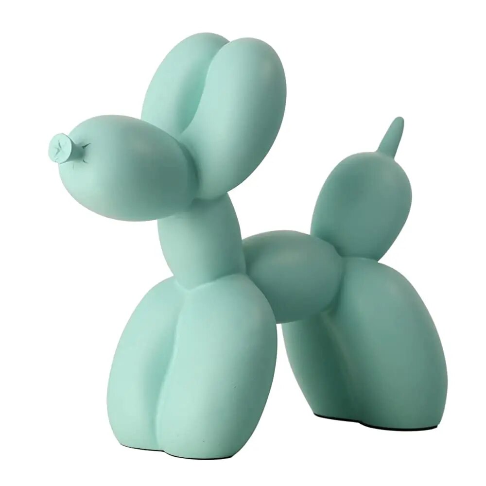 Balloon Dog Statue: Nordic Resin Animal Sculpture for Modern Home Decor