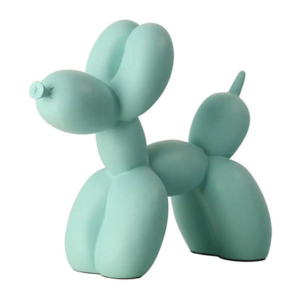 Balloon Dog Statue: Nordic Resin Animal Sculpture for Modern Home Decor