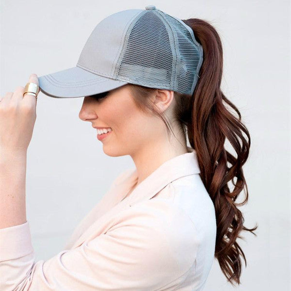 Ponytail Baseball Cap – Perfect Gift for Women | Stylish High Ponytail Hat