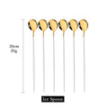 6Pcs White Gold