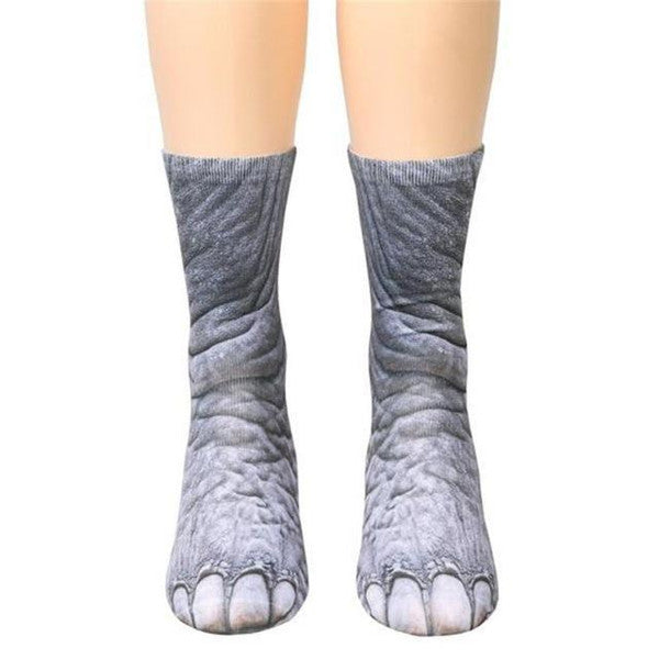 Realistic Comfy Animal Paws Socks