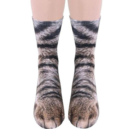 Realistic Comfy Animal Paws Socks