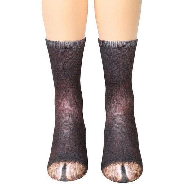 Realistic Comfy Animal Paws Socks