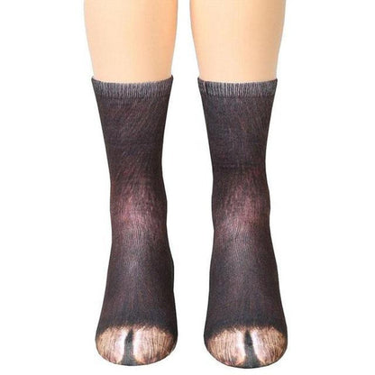 Realistic Comfy Animal Paws Socks