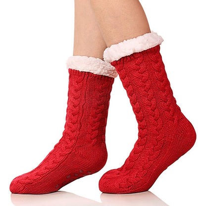 Sherpa Lined Slipper Socks - Perfect Winter Gift