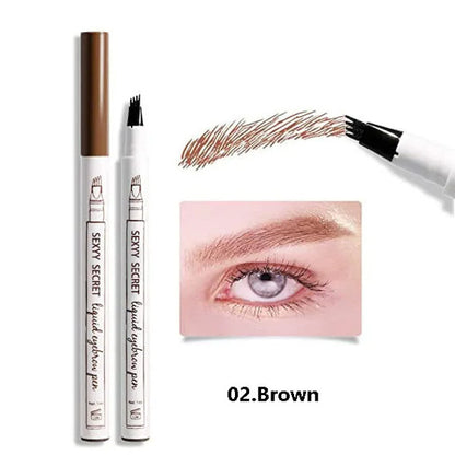 Flawless All-Day Waterproof Microblading Pen for Perfect Brows, Smudge-Proof & Long Lasting