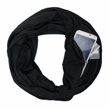 Anti Theft Scarf with Pocket