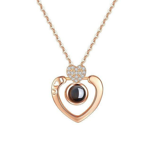 Hidden Message Lovers Necklace