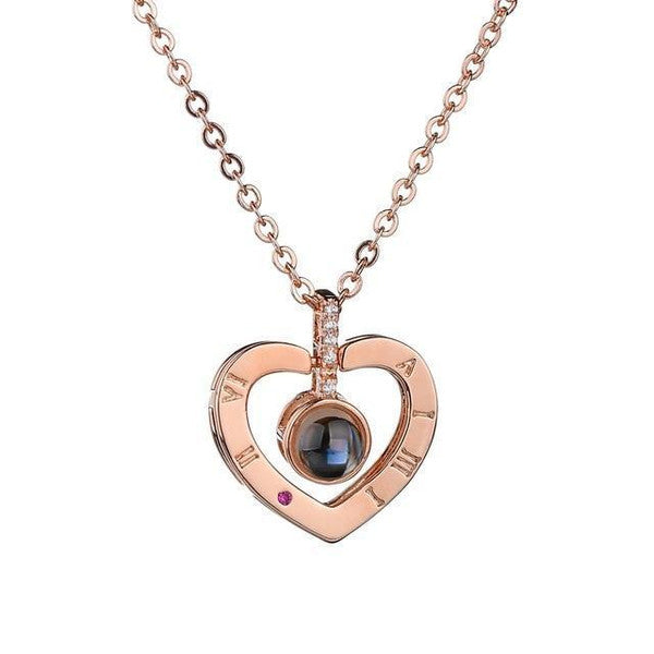 Hidden Message Lovers Necklace
