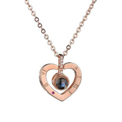 Hidden Message Lovers Necklace