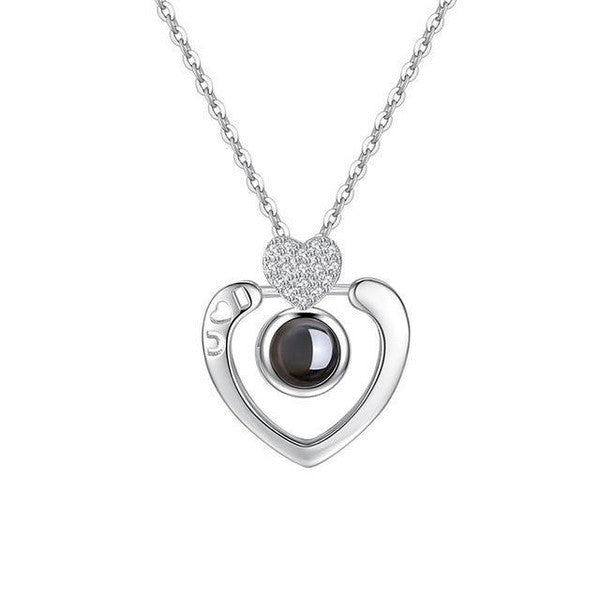 Hidden Message Lovers Necklace