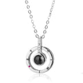 Circle Pendant Silver