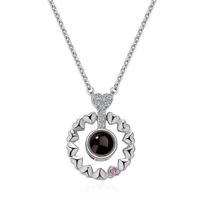 Hidden Message Lovers Necklace