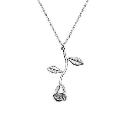 Rose Pendant Necklace