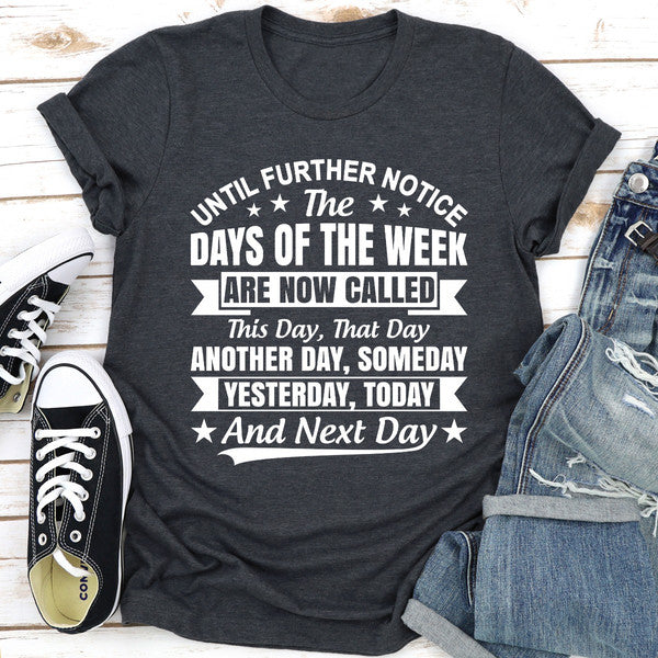 The Days Of The Week