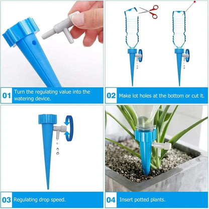 Adjustable Self-Watering Kits: Garden Drip Irrigation Control for Plants & Flowers