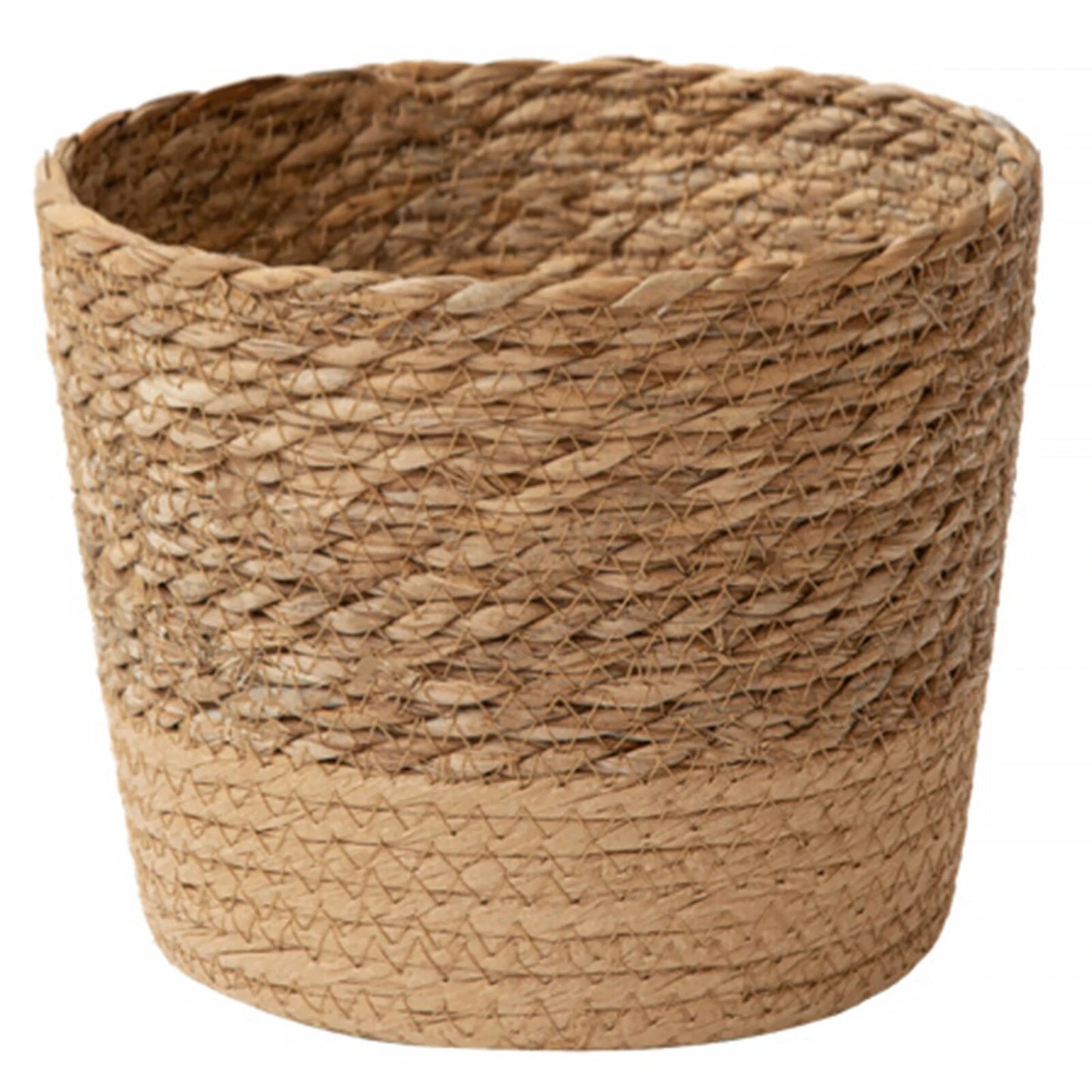 Handmade Rattan Flowerpot Basket for Garden: Woven Straw Weaving Plant Pot Storage