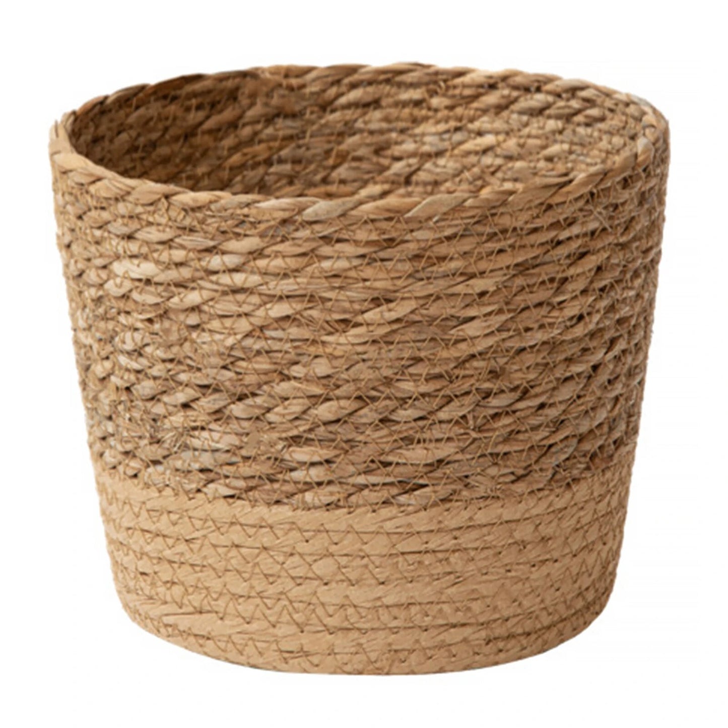 Handmade Rattan Flowerpot Basket for Garden: Woven Straw Weaving Plant Pot Storage