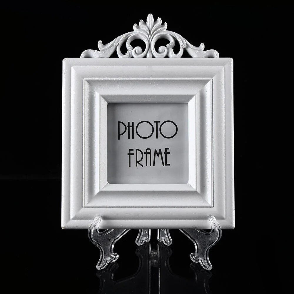 Fashion Clear Plastic Plate Display Stand: Easel Holder for Photo Frames - 3/5/7/9inch Size Options