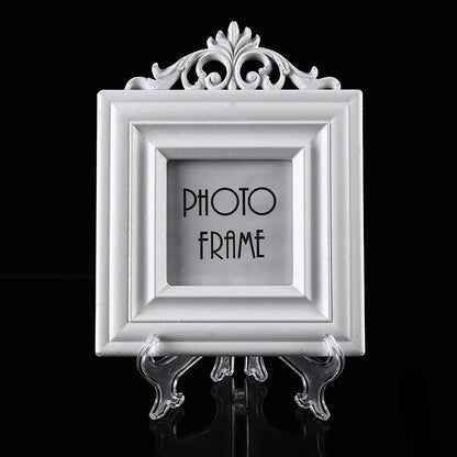 Fashion Clear Plastic Plate Display Stand: Easel Holder for Photo Frames - 3/5/7/9inch Size Options