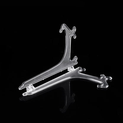 Fashion Clear Plastic Plate Display Stand: Easel Holder for Photo Frames - 3/5/7/9inch Size Options