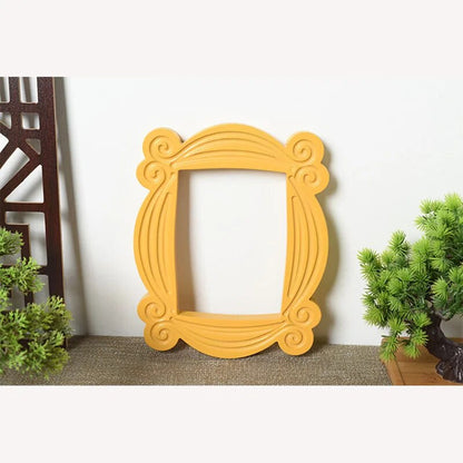 Friends TV Show Yellow Door Photo Frame | Polyresin Picture Display for Desk, Table Top, Gallery - Hanging Home Decor