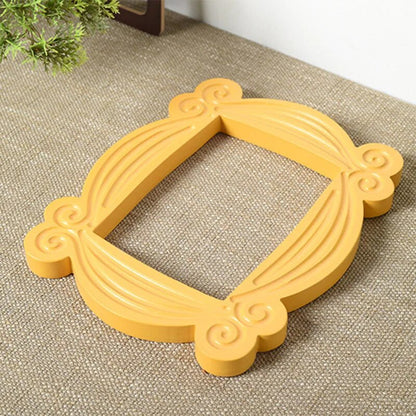 Friends TV Show Yellow Door Photo Frame | Polyresin Picture Display for Desk, Table Top, Gallery - Hanging Home Decor