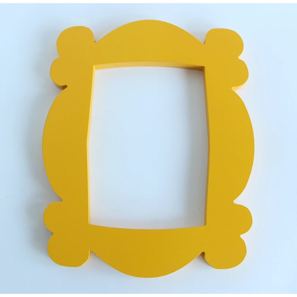 Friends TV Show Yellow Door Photo Frame | Polyresin Picture Display for Desk, Table Top, Gallery - Hanging Home Decor