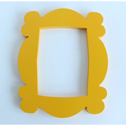 Friends TV Show Yellow Door Photo Frame | Polyresin Picture Display for Desk, Table Top, Gallery - Hanging Home Decor