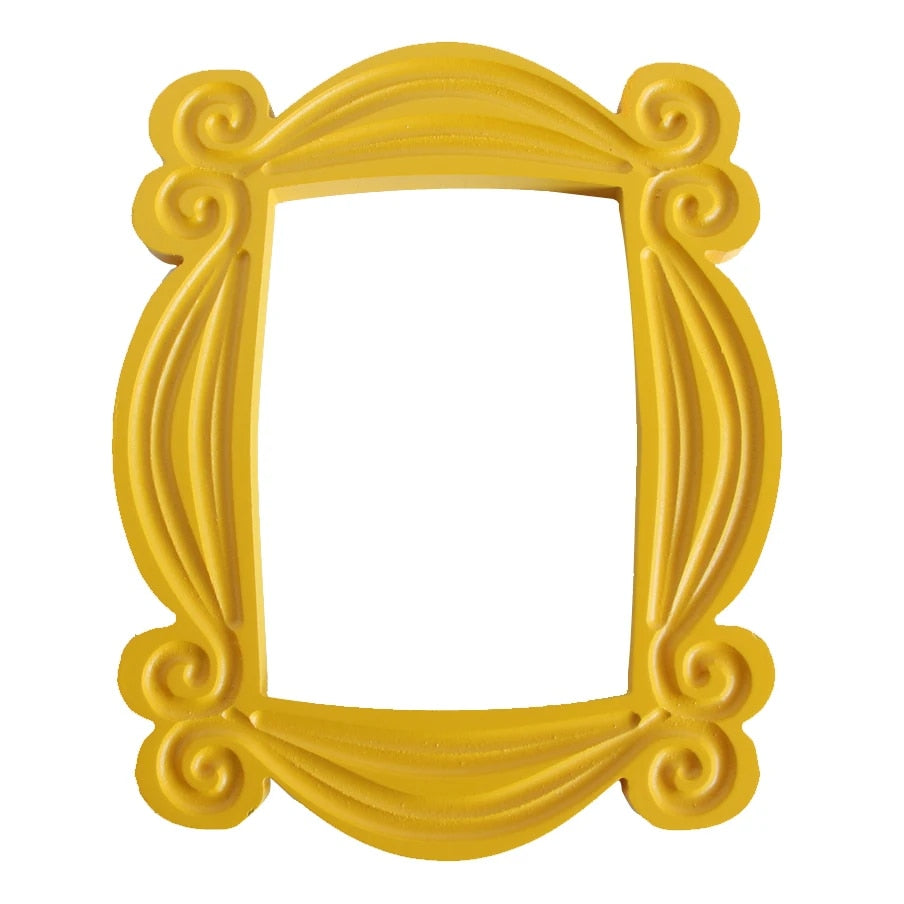 Friends TV Show Yellow Door Photo Frame | Polyresin Picture Display for Desk, Table Top, Gallery - Hanging Home Decor