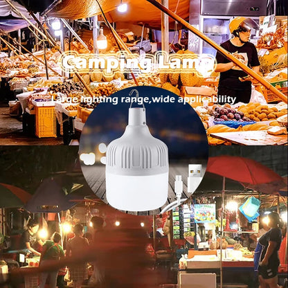 USB Rechargeable LED Camping Light | 3 Lighting Modes | Portable Outdoor Tent Lamp