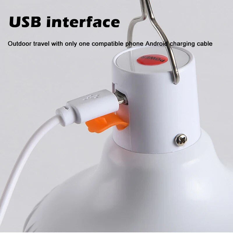 USB Rechargeable LED Camping Light | 3 Lighting Modes | Portable Outdoor Tent Lamp