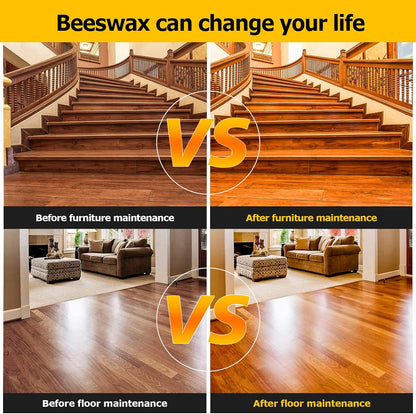 Eco Elegance - All-Natural 2-in-1 Beeswax Furniture Polish for Pristine Wood Restoration, Safe & Effective Beeswax