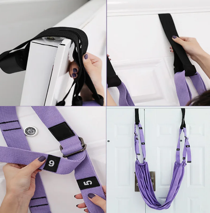 Adjustable Aerial Yoga Strap for Stretching and Inversion