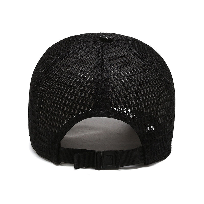 Adjustable Breathable Summer Baseball Cap | Quick Dry Mesh Hat for Men & Women | Outdoor Sports Running Cap
