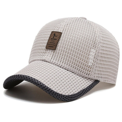 Adjustable Breathable Summer Baseball Cap | Quick Dry Mesh Hat for Men & Women | Outdoor Sports Running Cap