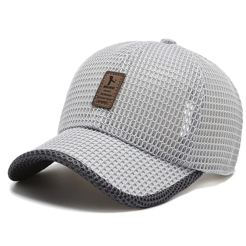Adjustable Breathable Summer Baseball Cap | Quick Dry Mesh Hat for Men & Women | Outdoor Sports Running Cap