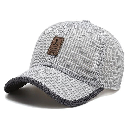 Adjustable Breathable Summer Baseball Cap | Quick Dry Mesh Hat for Men & Women | Outdoor Sports Running Cap