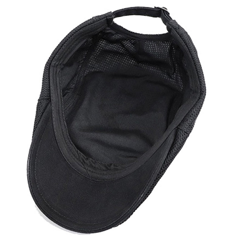 Men's Breathable Cotton Berets: Casual Spring-Summer Mesh Newsboy & Ivy Flat Caps
