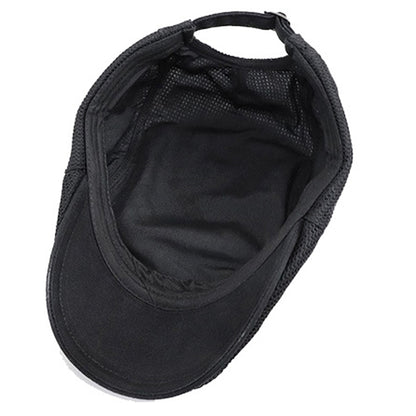 Men's Breathable Cotton Berets: Casual Spring-Summer Mesh Newsboy & Ivy Flat Caps