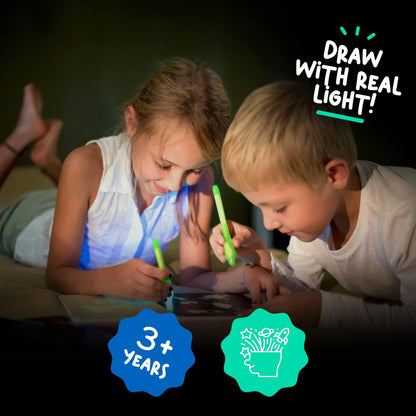 Magic LED Drawing Board for Kids - Glow & Create