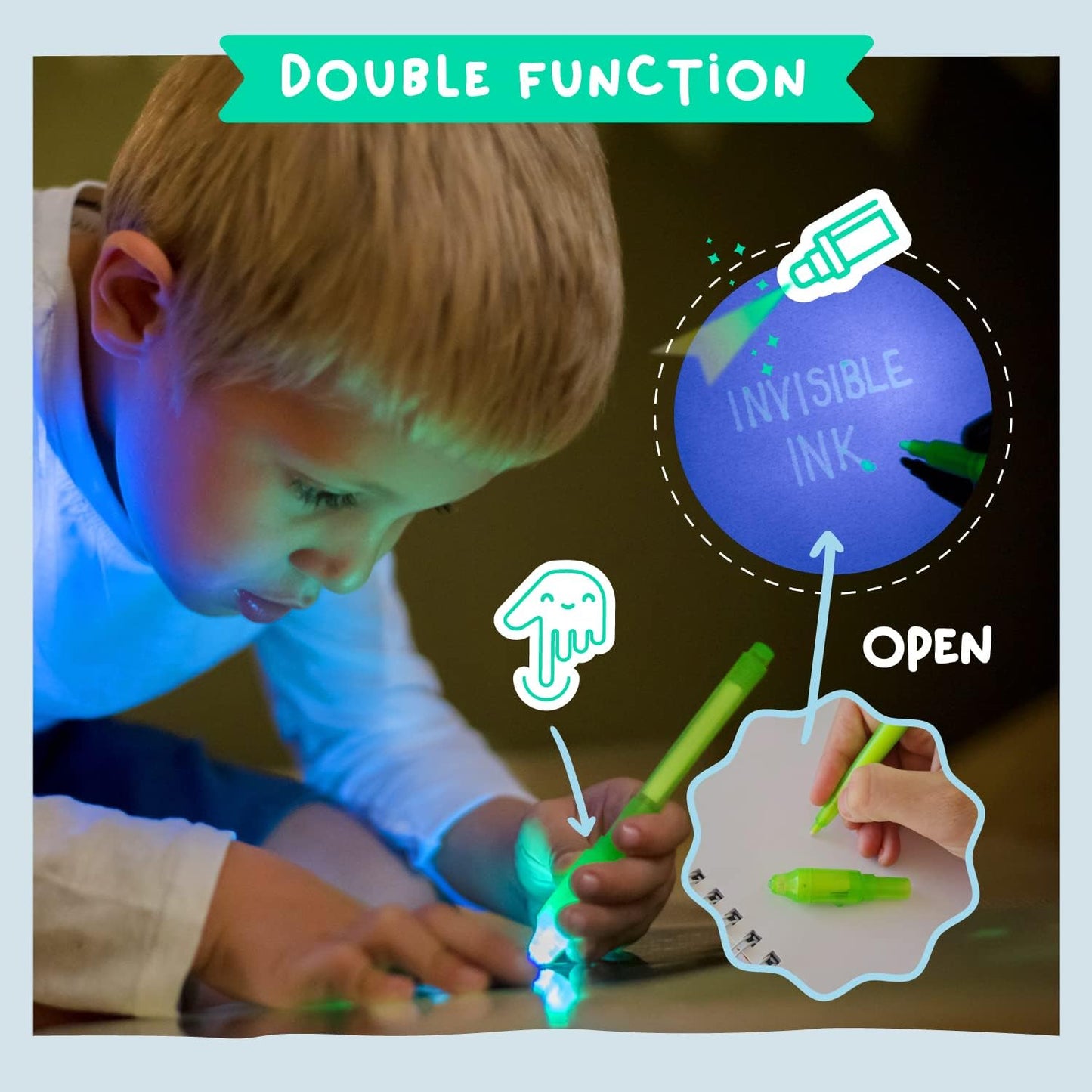 Magic LED Drawing Board for Kids - Glow & Create