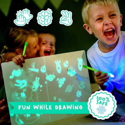 Magic LED Drawing Board for Kids - Glow & Create