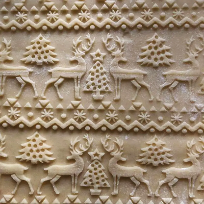 Christmas 3D Rolling Pin