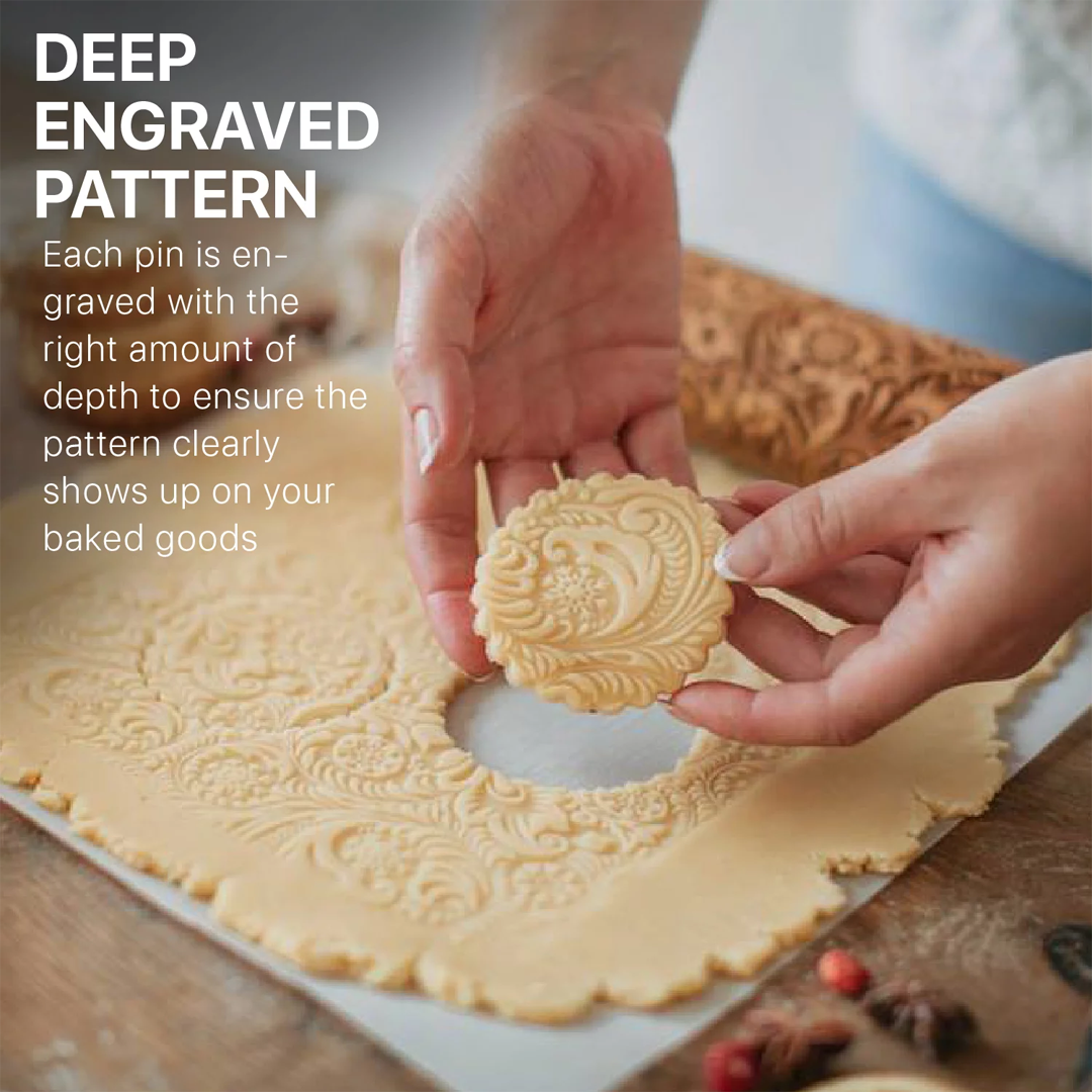 Christmas 3D Rolling Pin