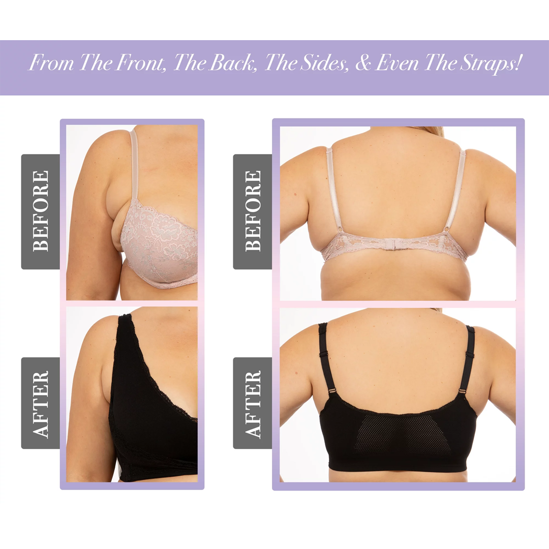 Seamless Wireless Lift Bra for Natural Support & Comfort | Breathable and Adjustables