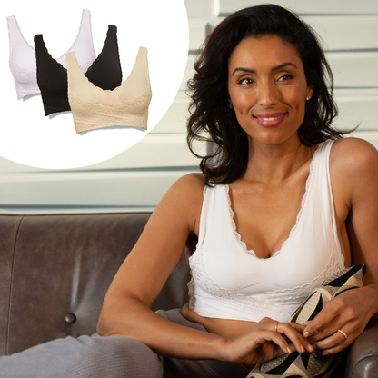 Seamless Wireless Lift Bra for Natural Support & Comfort | Breathable and Adjustables