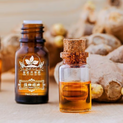 Lymphatic Drainage Ginger Essential Oil Natural Swelling Relief Formula 30ml