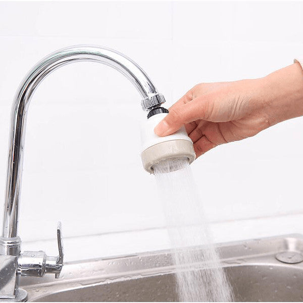360 Degree Rotating Faucet Aerator – 3 Mode Adjustable Kitchen Sink Tap with Water Saving Extend Nozzle