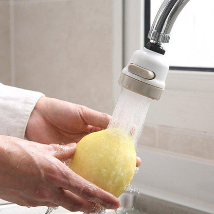 360 Degree Rotating Faucet Aerator – 3 Mode Adjustable Kitchen Sink Tap with Water Saving Extend Nozzle
